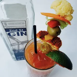 Gin bloody mary