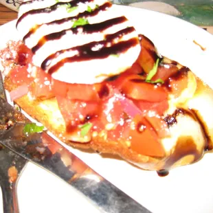 Bruschetta Caprese (1 serving)