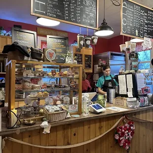 customers at the counter