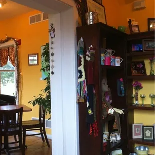 a view of the dining room