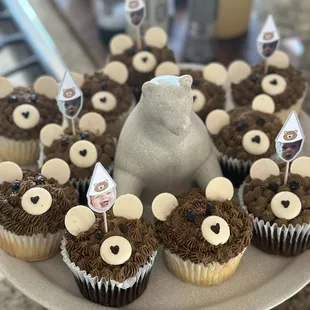 cupcakes, dessert, food