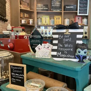 Decor, WiFi, and an award! It&apos;s a women owned cafe which I love!