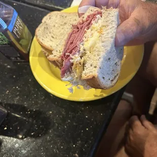 Reuben Sandwich-again thick bread