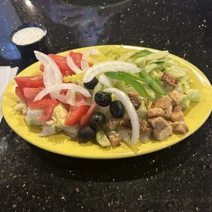 My 1/2 house salad
