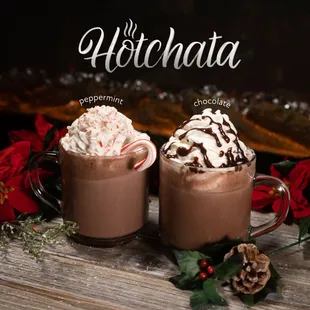 Peppermint and chocolate HOTchata!!