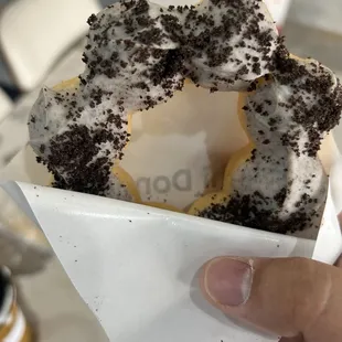 Cookies and cream  mochi donut
