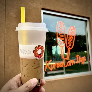 Stop in for the Korea Corn Dogs. Stay for the Hazelnut Iced Coffee.