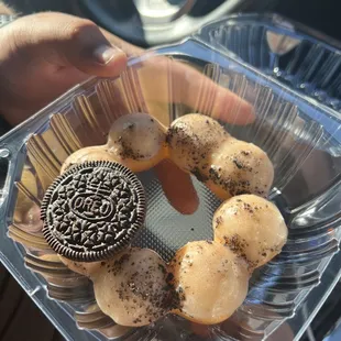 Cookies and cream donut