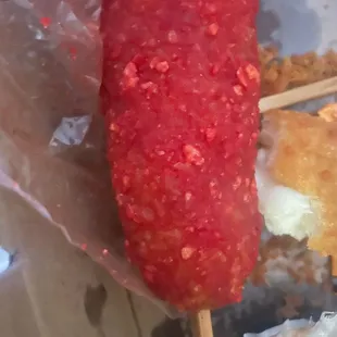 Hot Cheetos Corndogs