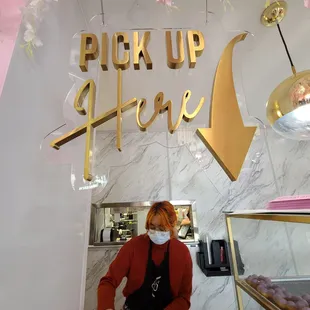 a woman wearing a face mask