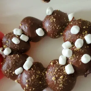 Smores mochi donut