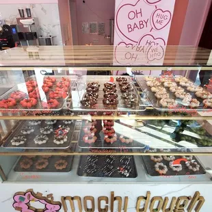 Mochi donut selection
