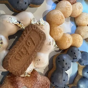 a variety of dog treats