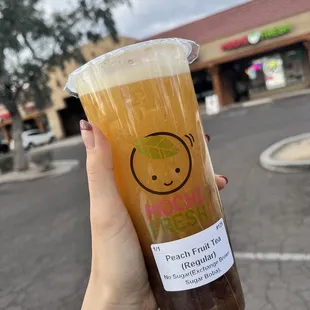 Peach Fruit Tea (0% Sugar)