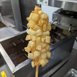 Potato corn dog