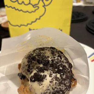 The Oreo shell was delicious