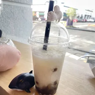 Lychee Slush w/ Boba