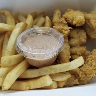 Tenders and fries