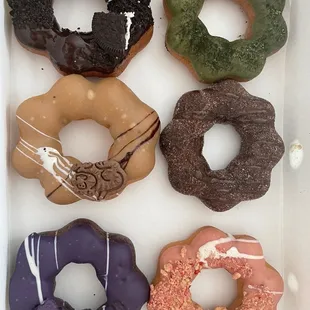 Cookies and cream, matcha, and ube to name a few!