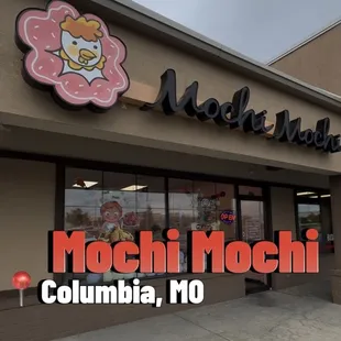 Outside the building