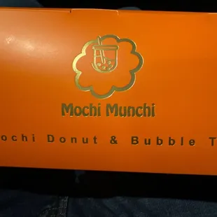 mochi donut and bubble tea