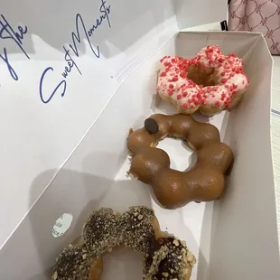 3 Donuts- S'mores, Coffee, Strawberry