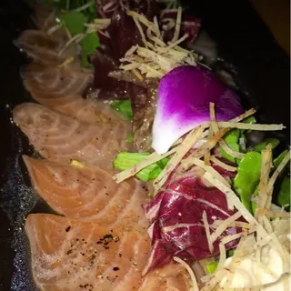 Yuzu Marinated Salmon Sashimi