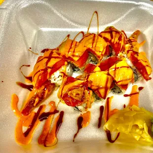 Sex on the beach roll