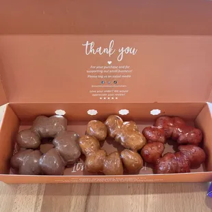 Chocolate Glazed, Thai Tea Glazed, Cherry- Limeade