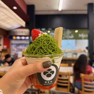 Mont blanc matcha