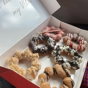 dough desserts, food, donuts