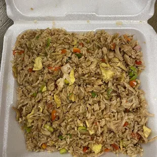 Chicken Chaufa SANS bacon and ham