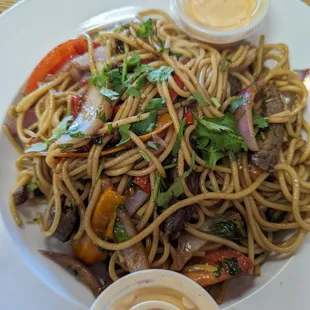 pasta dish, pasta, food