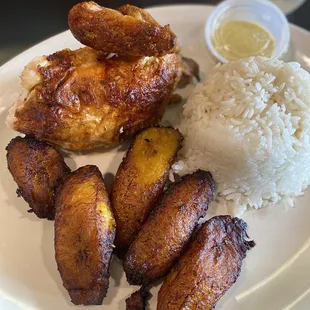 1/4 White Rice Sweet Plantain