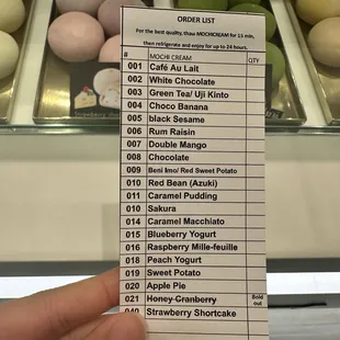 Mochi list