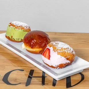donuts, dough desserts, food