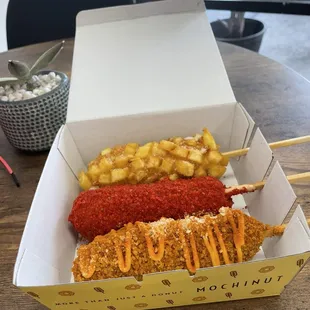 Korean corn dogs