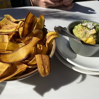 Guacamole with Plantain Chips