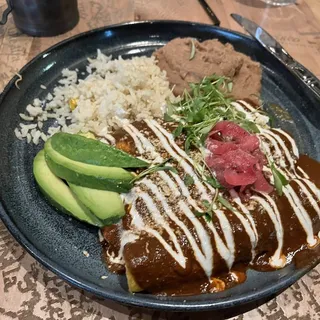 Classic Mole Enchiladas