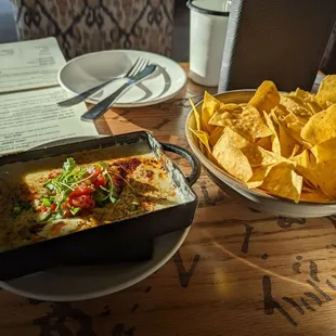 Queso and chips - normally $13.00, I got them for free with coupon
