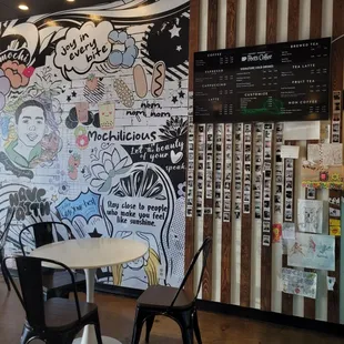 a restaurant with tables and chairs