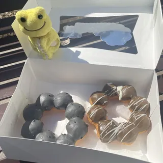 Black Sesame Mochi Donut