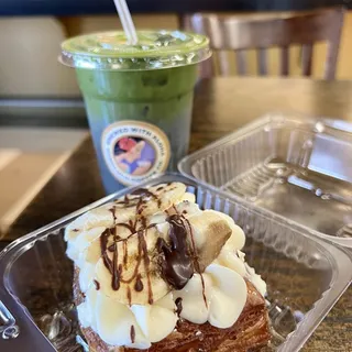 Iced Honey Black Sesame Matcha, 16 oz.