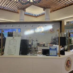 the inside of a restaurant