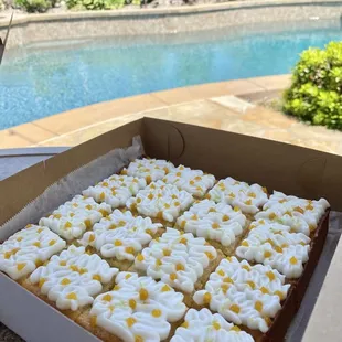 Coconut Lime Mochi Bars.