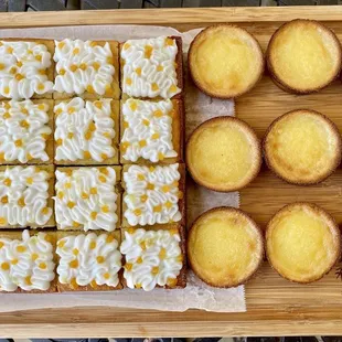 Coconut Lime Mochi Bars &amp; Mochi Tarts.