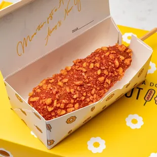 Hot Cheetos Corndog