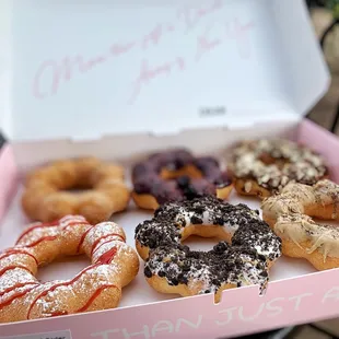 a box of doughnuts