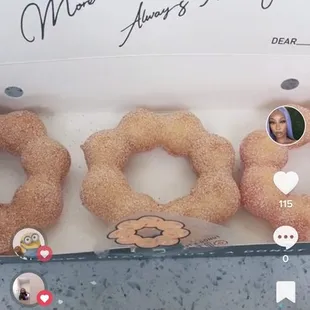 3 Piece Donuts  All Churro