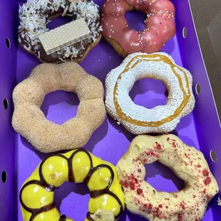 donuts, dough desserts, food